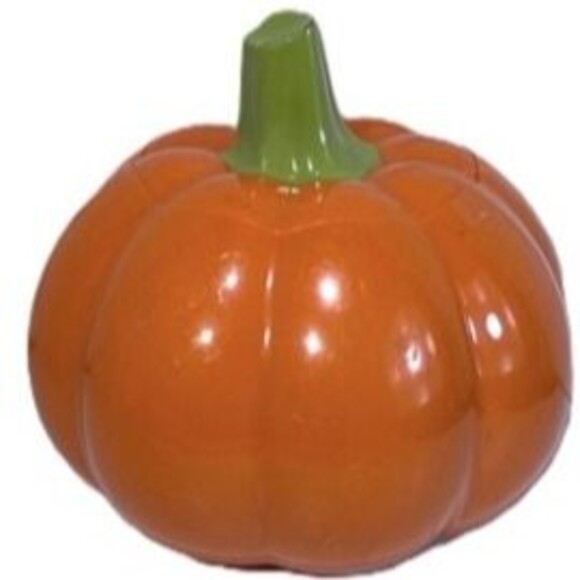 VTG 90's Whimsical Smiling Jack-O’-Lantern Pumpkin Halloween Decor Bright Orange - Picture 4 of 4